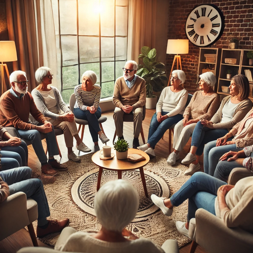 Steun- en communicatiegroepen voor gepensioneerden